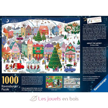 Puzzle El pueblo navideño 1000 pzs RAV12001758 Ravensburger 4
