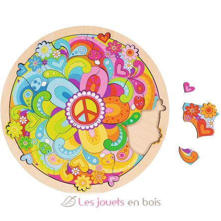 Encaje Mandala Flowers GK57303 Goki 2