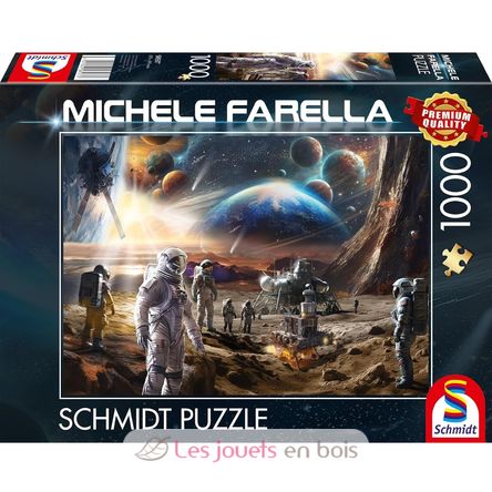 Puzzle Misiones espaciales 1000 pzs S-58537 Schmidt Spiele 1