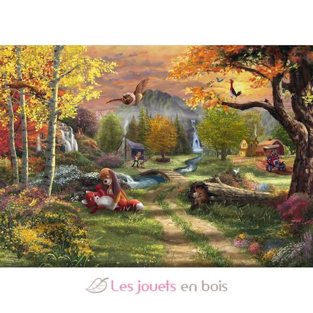 Puzzle El zorro y el sabueso 1000 piezas S-58050 Schmidt Spiele 2