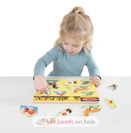 Mascotas de rompecabezas de sonido MD10730 Melissa & Doug 3