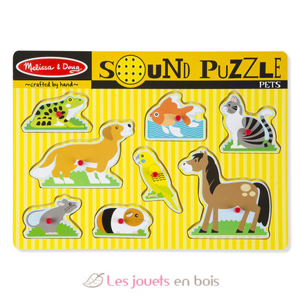 Mascotas de rompecabezas de sonido MD10730 Melissa & Doug 1