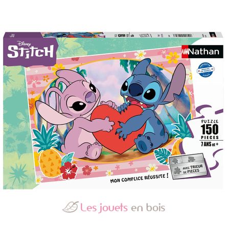 Puzzle momento romántico Stitch 150 piezas N12004089 Nathan 1