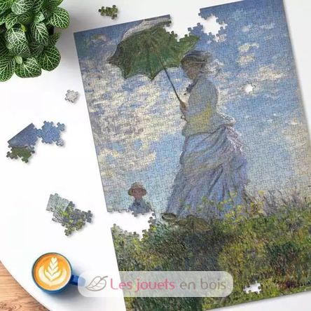 Puzzle Mujer con sombrilla Claude Monet 1000 piezas RAV12002026 Ravensburger 3