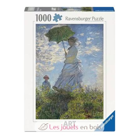 Puzzle Mujer con sombrilla Claude Monet 1000 piezas RAV12002026 Ravensburger 1