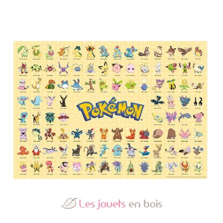 Puzzle Pokemon Pokedex 1000 piezas NA12002046 Nathan 1