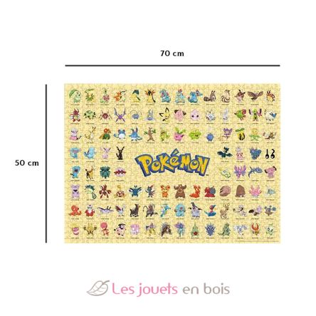 Puzzle Pokemon Pokedex 1000 piezas NA12002046 Nathan 3