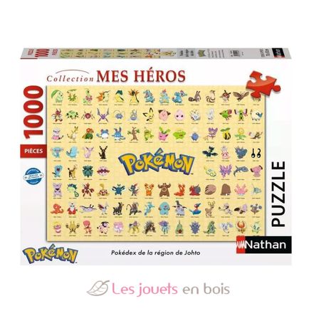 Puzzle Pokemon Pokedex 1000 piezas NA12002046 Nathan 2