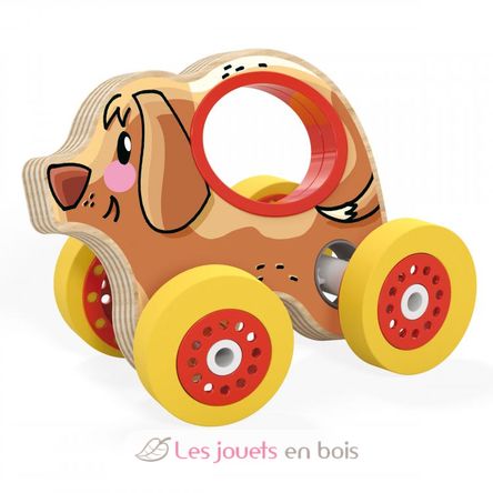 Vehículo de madera - Perro Q0745 Quercetti 1