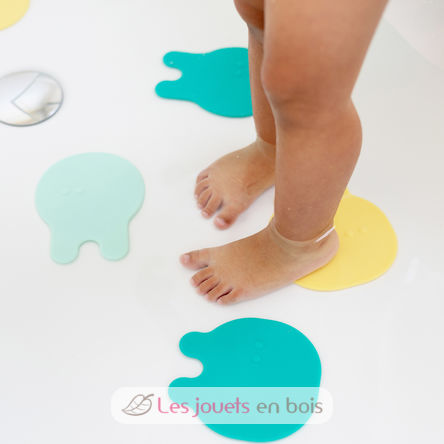Medusas de baño antideslizantes - amarillo menta QU-173656 Quut 2