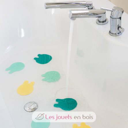 Medusas de baño antideslizantes - amarillo menta QU-173656 Quut 5