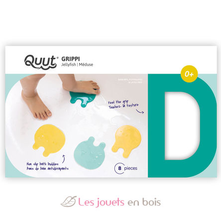 Medusas de baño antideslizantes - amarillo menta QU-173656 Quut 8