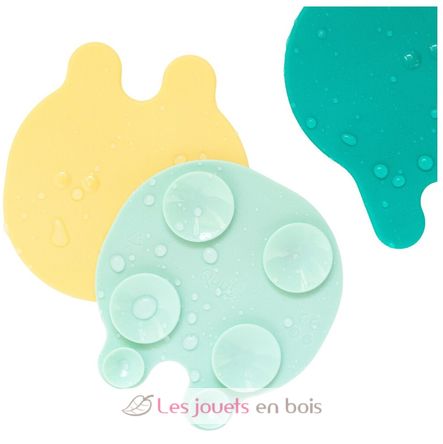 Medusas de baño antideslizantes - amarillo menta QU-173656 Quut 1