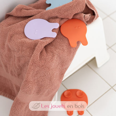 Medusas de baño antideslizantes - azul coral QU-173670 Quut 6