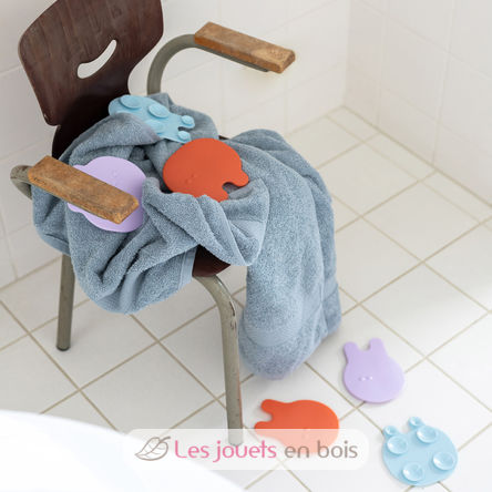 Medusas de baño antideslizantes - azul coral QU-173670 Quut 7