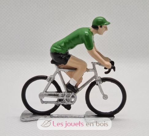 Figurita ciclista R Best sprinter maillot verde FR-R6 Fonderie Roger 1