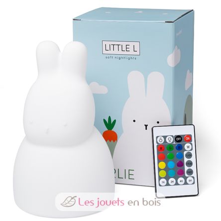 Luz nocturna Charlie el conejo LL-RABWHITER Little L 1