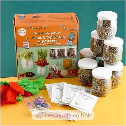 Cultivando el pelo del Sr. Césped RC-143193 Radis et Capucine 5