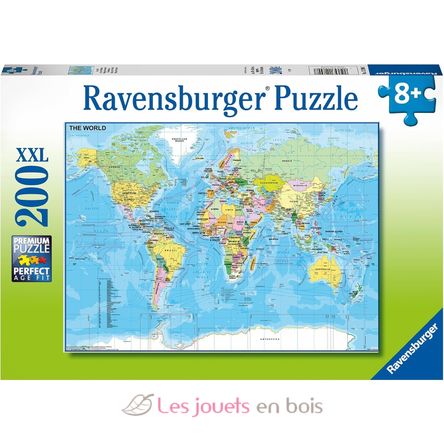 Puzzle Mapa del Mundo 200 piezas RAV128907 Ravensburger 2