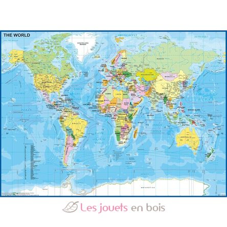 Puzzle Mapa del Mundo 200 piezas RAV128907 Ravensburger 1