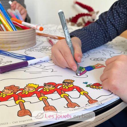 Recambio de 20 hojas XXL Drawin'kids x OMY DK-Refill90OMY Drawin’Kids 3
