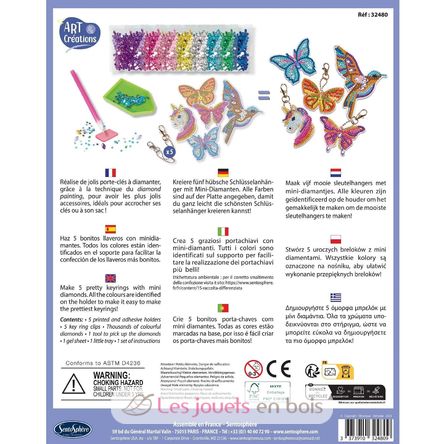 DIY llaveros de diamantes SS-32480 Sentosphère 4