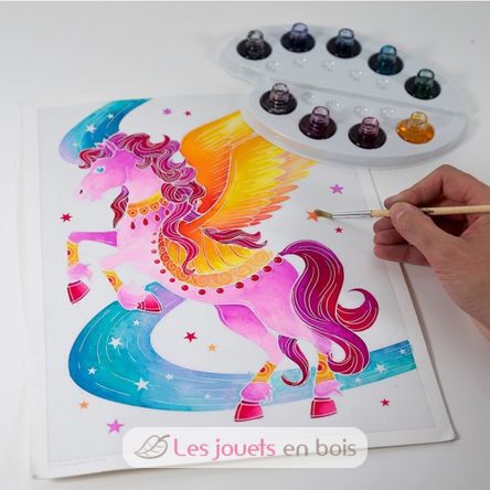 Aquarellum Unicornios y Pegaso SS-6394 Sentosphère 4