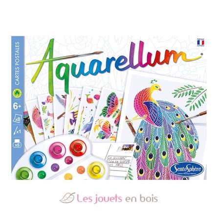 Aquarellum Postales Animales SS-680 Sentosphère 3