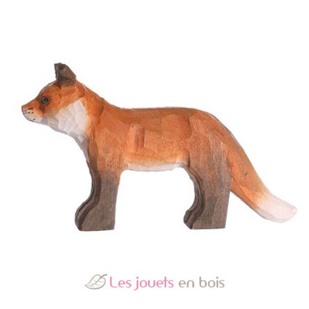 Figura zorro en madera WU-40701 Wudimals 1
