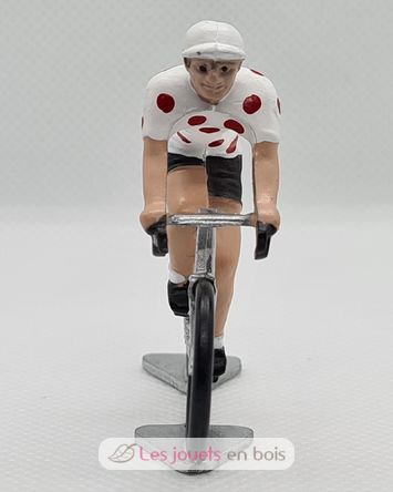 Figurita ciclista R maillot de lunares FR-R2 Fonderie Roger 4