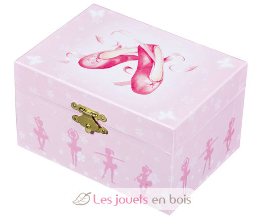 Joyero musical fosforescente rosa Chaussons TR-S50975 Trousselier 1
