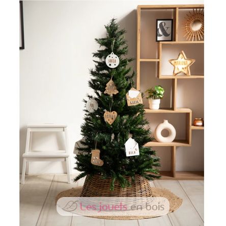 Árbol de Navidad de madera personalizable VI-AA10 Vintiun 7