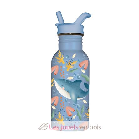 Botella de acero inoxidable 500 ml Splashy el tiburón SJ-SB3055 Sassi Junior 1