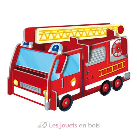 Libro y puzle Los bomberos SJ-304321 Sassi Junior 4
