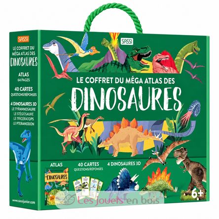 Mega Atlas de los Dinosaurios SJ-307568 Sassi Junior 1