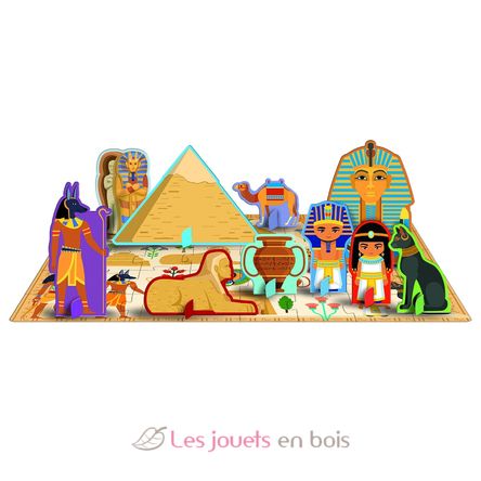 Libro y puzle Egipto SJ-313736 Sassi Junior 2