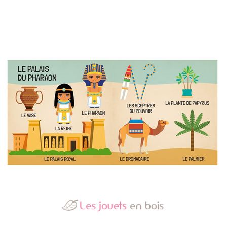Libro y puzle Egipto SJ-313736 Sassi Junior 4