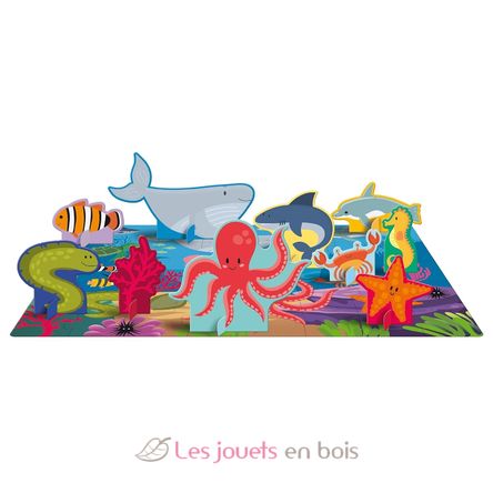 Libro y puzle El mar SJ-313767 Sassi Junior 2