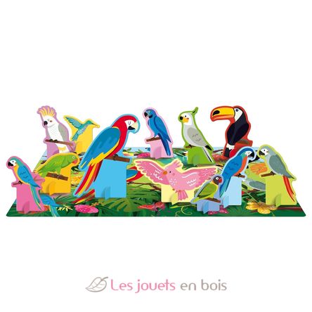 Libro y puzle Las aves SJ-329331 Sassi Junior 3
