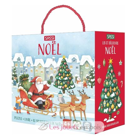 Libro y puzle Navidad SJ-331617 Sassi Junior 1