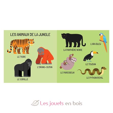 Libro y puzle Los animales SJ-355361 Sassi Junior 3