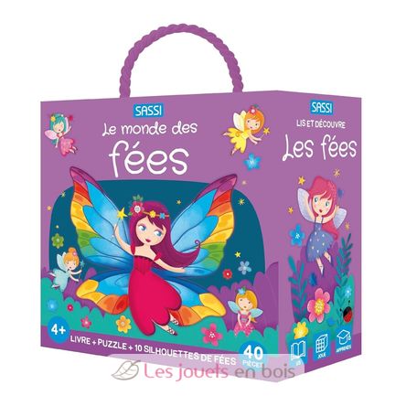 Libro y puzle Las hadas SJ-356795 Sassi Junior 1