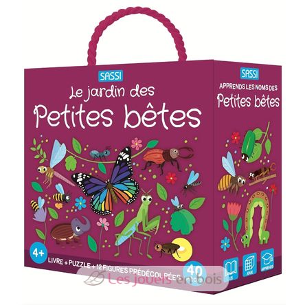 Libro y puzle Los bichitos SJ-380929 Sassi Junior 1