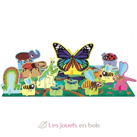 Libro y puzle Los bichitos SJ-380929 Sassi Junior 2