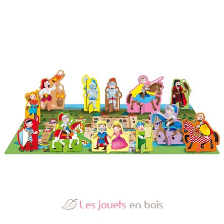 Libro y puzle Los caballeros SJ-381193 Sassi Junior 5