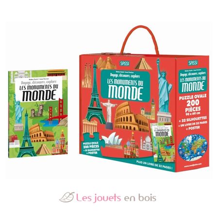 Viajar, descubrir, explorar - Monumentos del mundo SJ-8695 Sassi Junior 1
