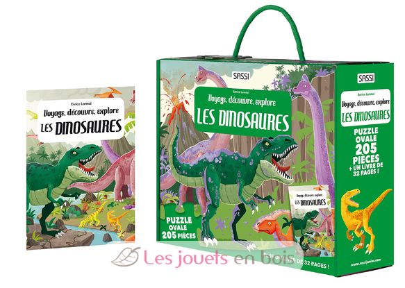 Viajar, descubrir, explorar - Dinosaurios SJ-7612 Sassi Junior 1