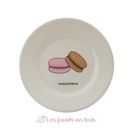 Plato infantil con macarons 20 cm PJ-SB968T Petit Jour 1