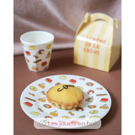 Plato infantil con motivos de pasteles 20 cm PJ-SB969T Petit Jour 2