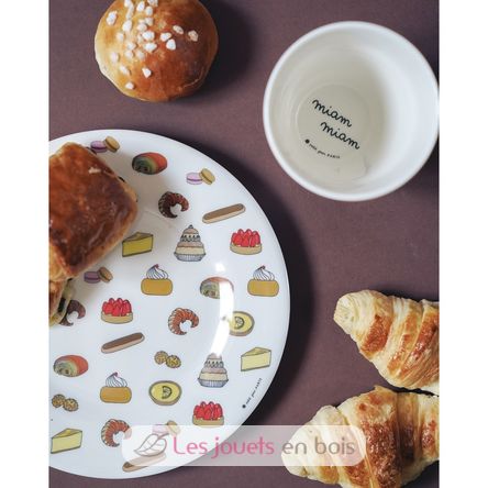 Plato infantil con motivos de pasteles 20 cm PJ-SB969T Petit Jour 4